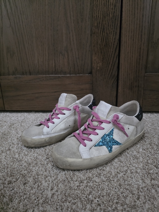 Golden Goose Shoes - Golden Goose Glitter Star Sneakers